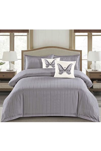 OEM Double Bedding Set, Finet Damask Type, 6 Pieces, Fitted Sheet 180x200 cm