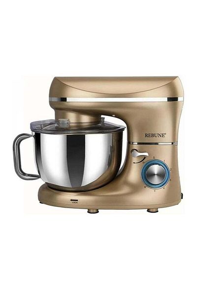 rebune Electric Mixer 5.5 L 1100 W RE-2-097G Gold