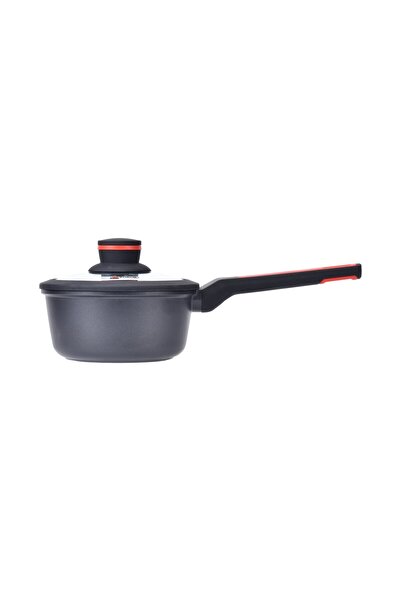 Zokura Aluminum saucepan, with glass lid, 16cm/1.1L "Noble" - Zokura