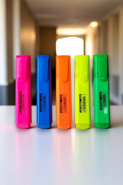 FİYPER Neon Highlighter Highlighter Pen Set 5 Colors