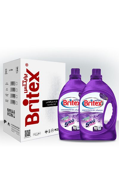 Britex Laundry Gel ( lavender ) Pack of 2 ( 6L Carton )