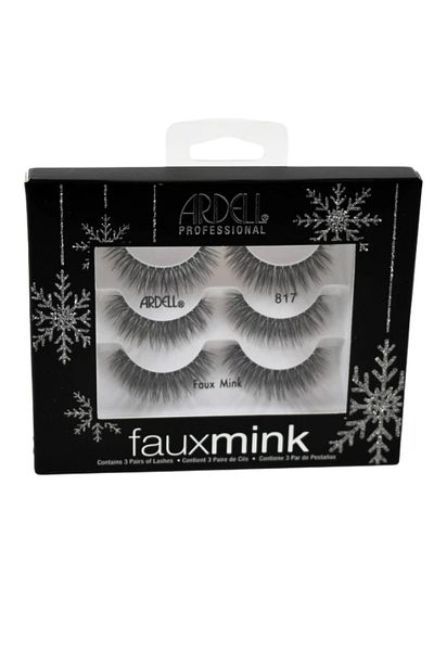 Ardell FauxMink #817 False Eye Lashes MultiPack 3 pair lightweight