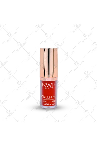 KWK "green Me" مورد الشفاه والخدود السائل 2 في 1 بتركيبة خفيفة وثبات طويل
