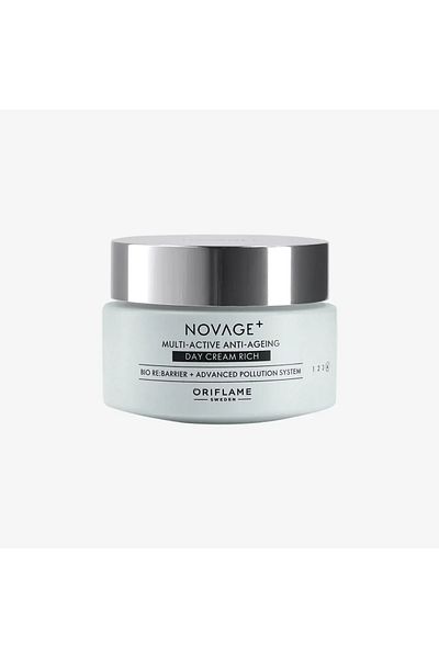 Oriflame Novage+ Multi-Active Anti-Ageing Rich Day Cream Oriflame, combats signs of skin aging