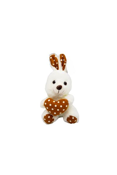 rexa Plush Bunny Holding a Heart Toy for Kids 27*11cm
