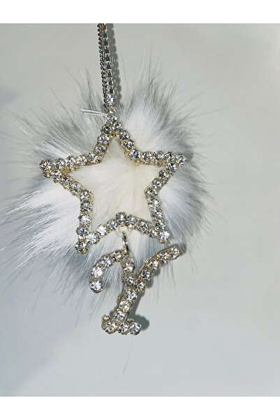 Arabasına Aşıklar Kulubü Yildiz Beyaz Tüy Ve Harf Di̇ki̇z Ayna Süsü Kolyesi̇ ...