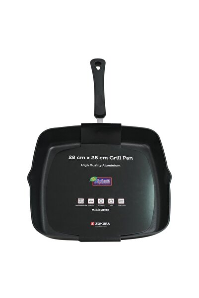 Zokura Square grill pan, aluminum, 28x28cm, "Primary" - Zokura