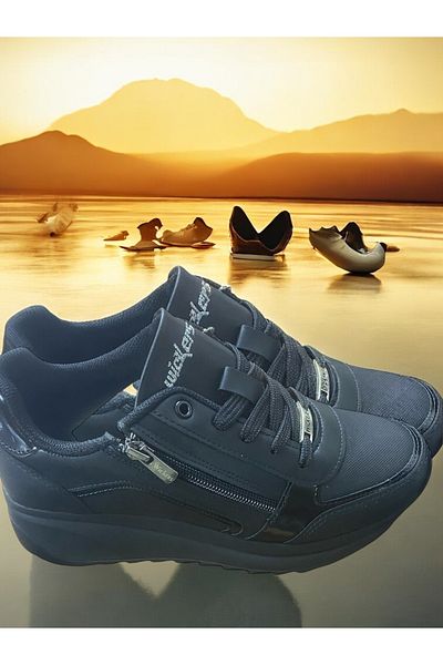 Wickers 1261 Seasonal High-Soled Sneakers with Zipper