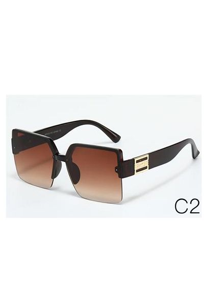 Escales Women's Uv 400 Protected Rimless Sunglasses A-036