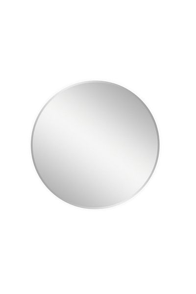 DECORA 90*90 cm shatterproof round mirror, black