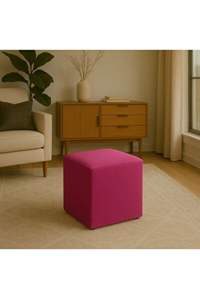 vidalife Kare Puf Koltuk Uzanma Koltuğu Makyaj Koltuğu Krem