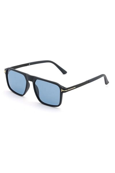 Pierre Lotus Pi̇erre Lotus T.Ford Blue Polarized Glass Sunglasses Plg1101.