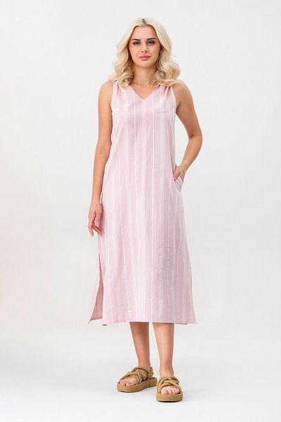 Bold & Young Rochie de vară fără mâneci în dungi pentru damă