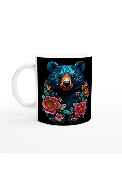 MESCHAIN كوب فني على شكل زهرة من Night Garden Bear