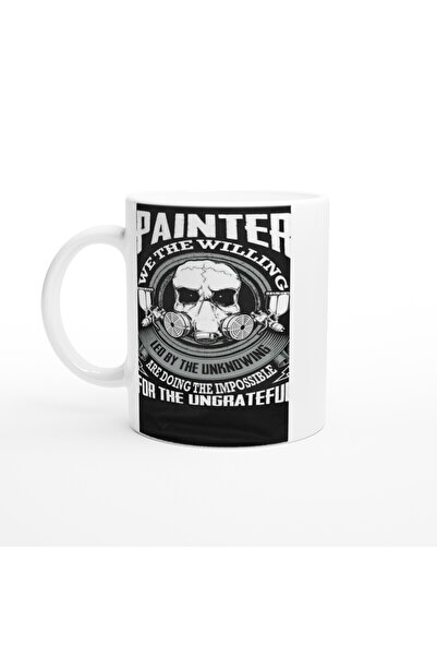 MESCHAIN قناع الطلاء وكوب بتصميم جريء على شكل جمجمة