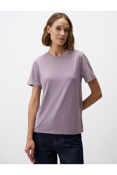Jimmy Key Crew Neck Short Sleeve Basic T-Shirt