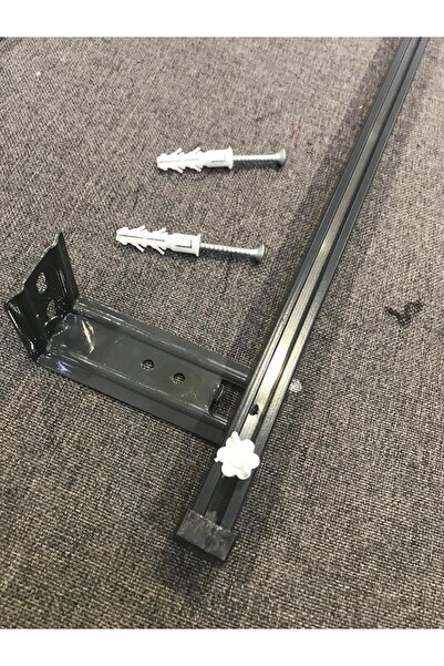 özdeğer home 200cm DUVARA MONTAJ TEKLİ RAY ALÜMİNYUM KORNİŞ