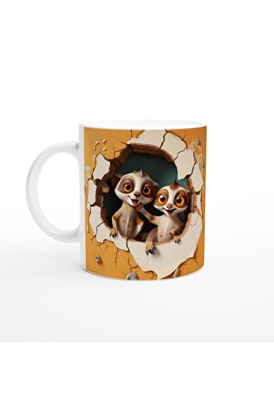 MESCHAIN كوب مطبوع عليه ميركلز المبهجة