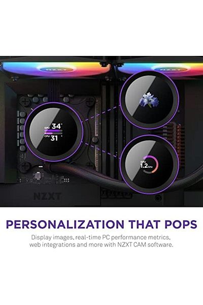 Nzxt مبرد وحدة المعالجة المركزية السائل Kraken AIO 240 RGB