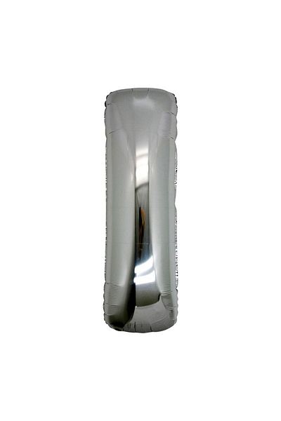 Skygo I Letter Foil Balloon Silver Color 40 inch