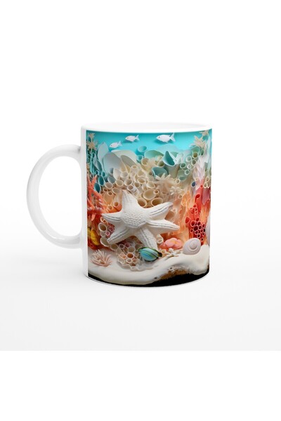 MESCHAIN كوب نجم البحر في الغابة المرجانية