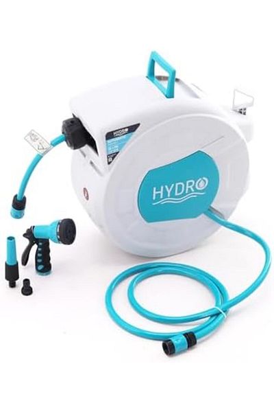 ALAYED 1/2" Ayed 40M Automatic Winding Reel for Garden Irrigation, Car Washing and Cleaning
