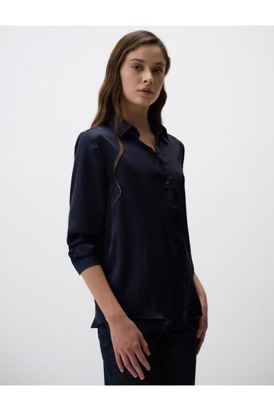 Jimmy Key Long Sleeve Satin Shirt