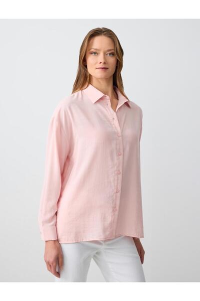 Jimmy Key Loose fit Shirt Collar Light Pink Shirt