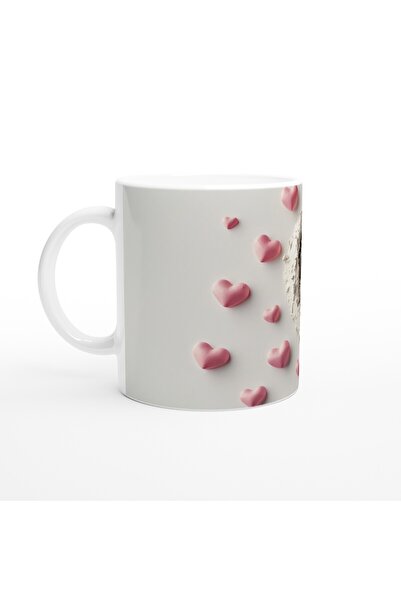 MESCHAIN كوب مطبوع عليه عائلة القنفذ في القلب