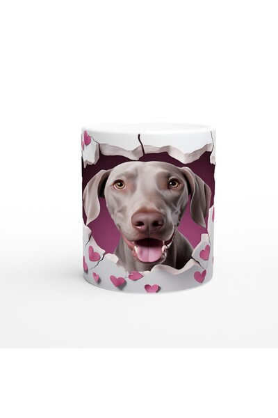 Generic Brand Vizsla Themed Printed Mug Cup Conquering Hearts