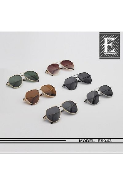 Escales Men's Uv400 Protection Drop Model Police Sunglasses Es043