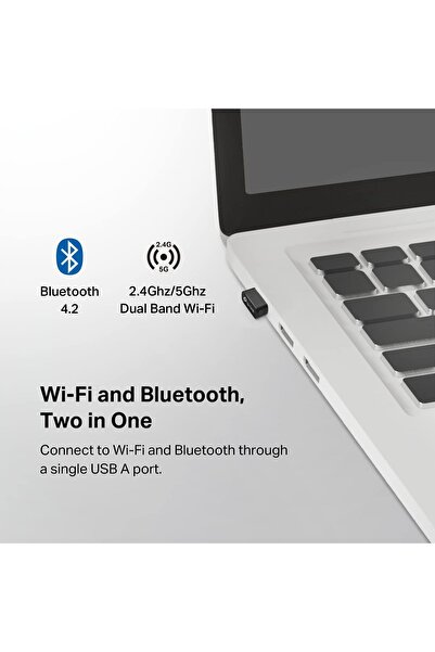 TP-LINK Bluetooth and WiFi USB Adapter 2-in-1 AC600 (Archer T2UB Nano)