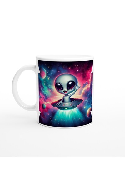 MESCHAIN Galactic Salute Themed Children's Special Printed Mug