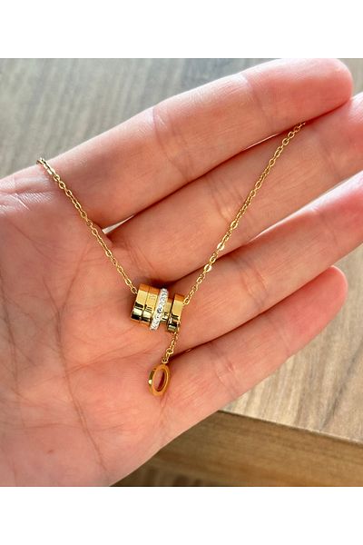 lolajewelry Luxury Steel Gold Color Steel Anklet