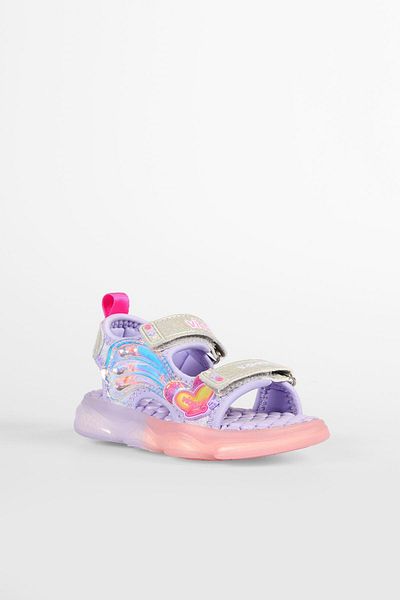 Vicco Lightweight and Flexible Sole Butterfly Girl's Lighted Sandals