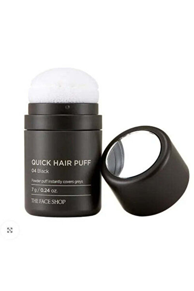 The Face Shop Quick Hair Puff 04 Hair Powder || Black Color || To Cover Hair Gaps