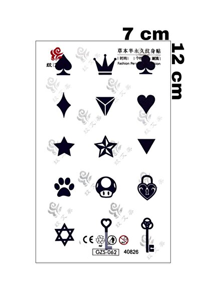 Mecit Tuhafiye 1 AY KALICI MİNİMAL PARMAK GEÇİCİ DÖVME