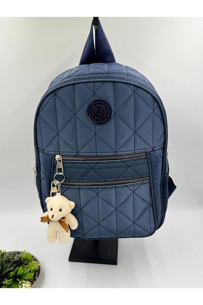 ateş3434 Quilted Backpack (with Teddy Bear Gift)