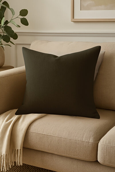 Luvora Home Λινό Κάλυμμα Ριχτάρι Σειρά Nova - Anthracite