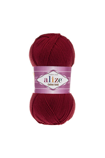 Alize Lize Cotton Gold Yarn – Pack of 5 – Cotton Acrylic – Suitable for Amigurumi and Cardigan Knitting