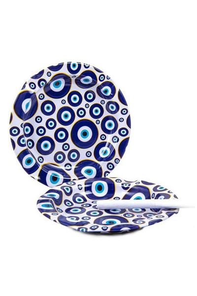 GRANDSTORE Colorful Decorative Very Useful Metal Ashtray
