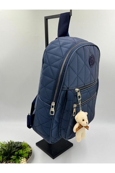 ateş3434 Quilted Backpack (with Teddy Bear Gift)