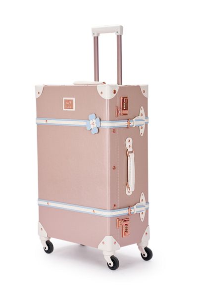LİMRA Limra Classic Leather 4-Piece Luggage Set, Sizes 28"-24"-20"-13" Inch