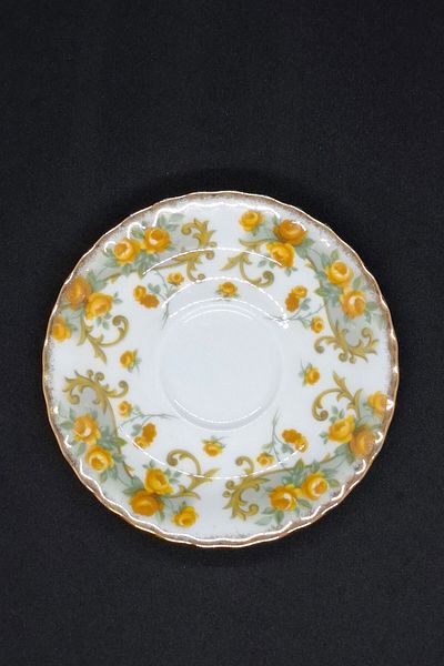Royal Albert Sheraton Series Marjorie Bone China England Antique Porcelain Coffee Cup Saucer 12cm