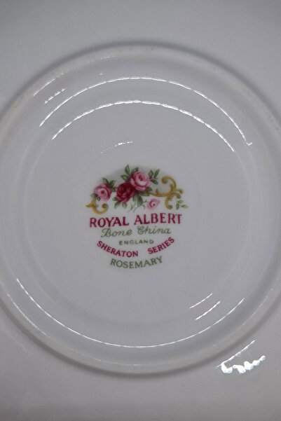 Royal Albert Sheraton Series Rosemary Bone China England Antique Porcelain Coffee Cup Saucer 12cm