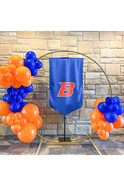 BALON DİYARI 15Pcs Orange & Blue Balloon Set - Vibrant and Energetic Party Decor