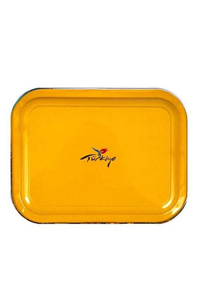 GRANDSTORE Cappadocia Patterned Metal Tray
