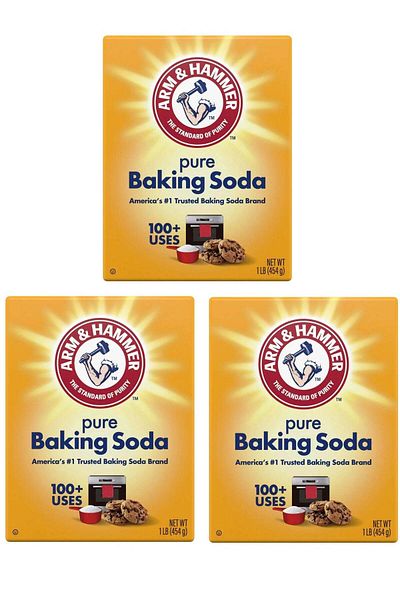 Arm&Hammer Arm & Hammer Pack of 3 Pure Baking Soda Box - 3 x 453g