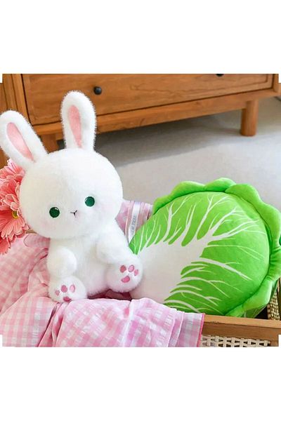 happystoretr Marul Head Rabbit Cute Plush Toy