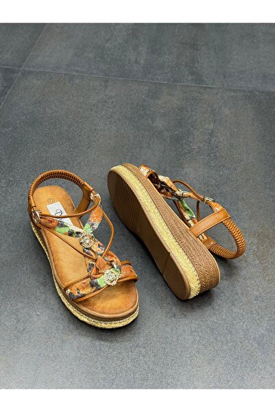 DİVA Taba Multi Dolgu Kadın Günlük Sandalet